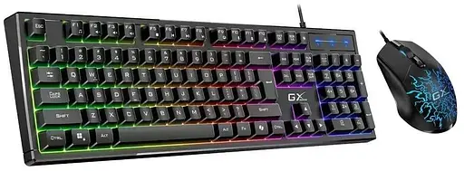 Комплект (клавиатура и мышь) Genius Scorpion KM-GX3 Black UKR USB - фото 2