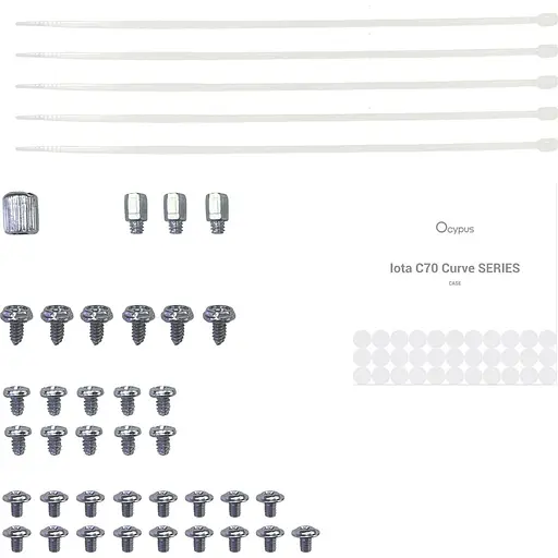 Корпус Ocypus IOTA C70 Curve ARGB Digital White (IOTA-C70-WHD400CD-GL) - фото 10
