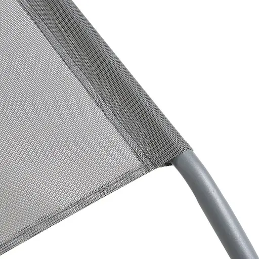 Кресло-шезлонг Jumi раскладной серый - фото 8