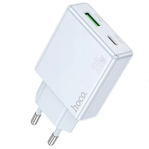 МЗП Hoco C142A Direct PD20W+QC3.0 (1USB-A/1C) Blue