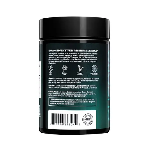 Адаптоген Elicore Labs Ashwagandha, 60 капсул - фото 2