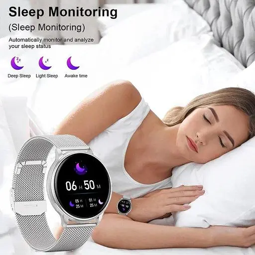 Умные наручные часы Smart Melisia Silver Rubber (2 ремешка) - фото 8