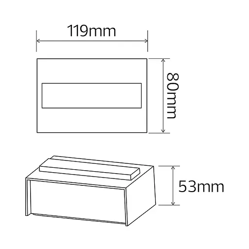 Світильник світлодіодний фасадний SMD LED "TWIST-7" 7W настінний - фото 4