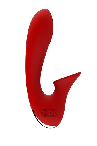 Вібромасажер Dreamtoys Revolution Iris 20 см червоний - фото 5