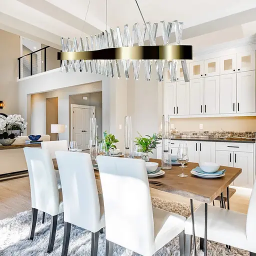 Видовжена люстра з кришталевоподібними паличками Line.F 7006-1000S - фото 1