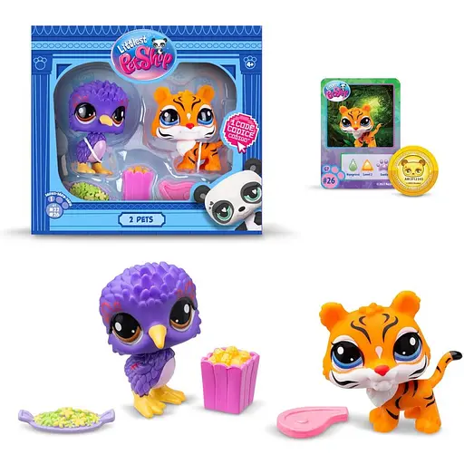 Игровой набор Littlest Pet Shop Вкусовые предпочтения 00528 аксессуары и 2 фигурки - фото 3