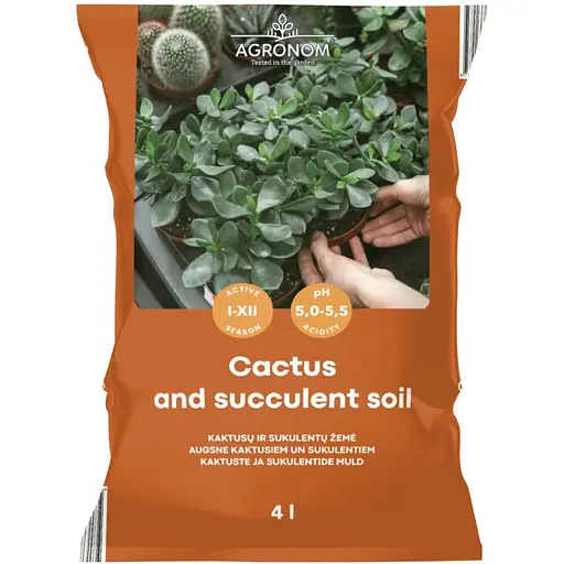 Торфосуміш Seklos Agronom для кактусів та сукулентів 4 л (904019) - фото 1