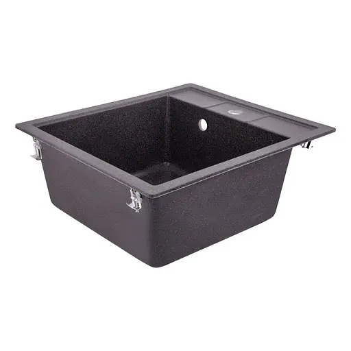 Кухонна мийка Lidz 460x515/200 GRF-13 (LIDZGRF13460515200), Графіт - фото 4