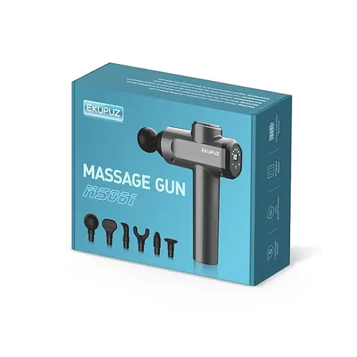СТОК без упаковки Массажный пистолет EKUPUZ NS061 (черный) - фото 3
