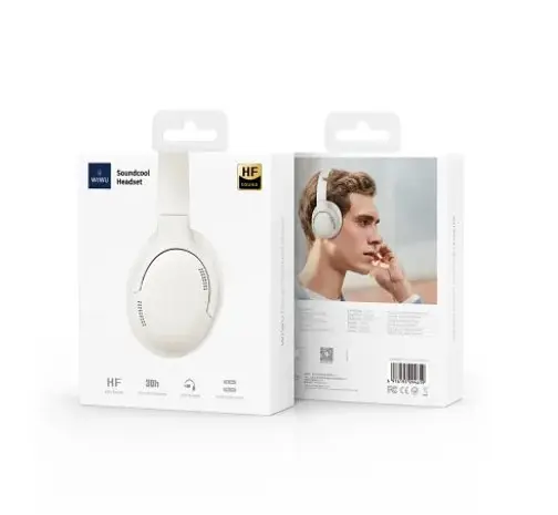 Навушники Wiwu Bluetooth TD-02 Soundcool Headset білі - фото 2