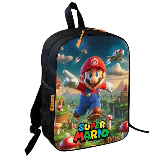 Рюкзак школьный детский Супер Марио «Super Mario» 36х27 см для мальчика (01066)