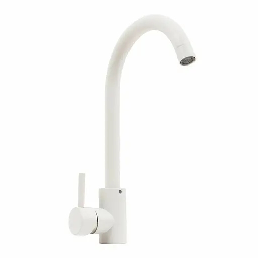 Смеситель для кухни Platinum 56 NESP белый - фото 1