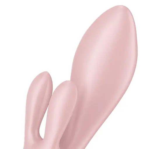 Вибратор-кролик Satisfyer Air Pump Bunny 3 21 см светло-розовый - фото 3