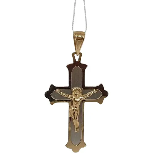 Золотий хрестик Favoritum Розп'яття Христа. 720021
