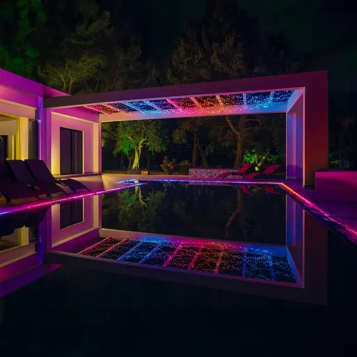 Twinkly Гірлянда Smart LED Twinkly Dots Lights RGB 200 IP44 10м кабель прозорий - фото 3