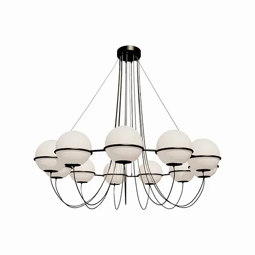 Люстра MJ-Light PRIUS D900 BK 12033 - фото 5