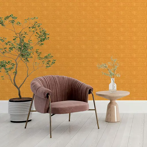 3D панель самоклеящаяся 700х770х5мм кирпич Золото (011-5) SW-00000147 - фото 5