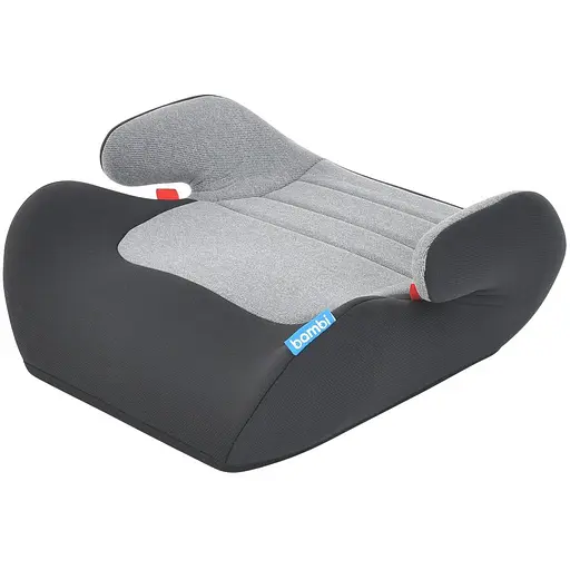Дитячий бустер Bambi M 3966 Royal Mix Light Gray  від 4 до 12 років, світло сірий