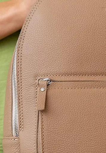 Шкіряний рюкзак Groove M карамель флотар - фото 5