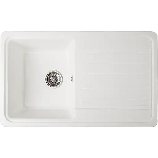 Кухонна мийка Romzha Regula 76 Biela (102)