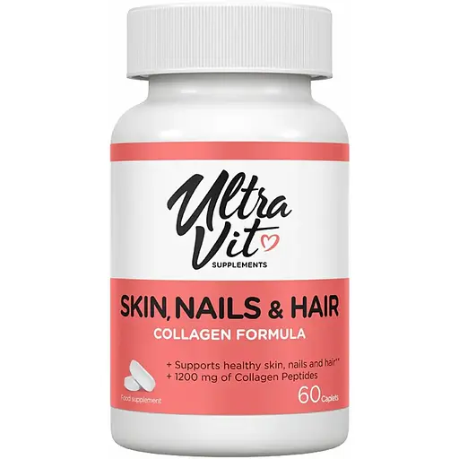 Вітаміни для волосся шкіри та нігтів VPLab Skin Nails & Hair 60 caps (1086-2022-10-0301)