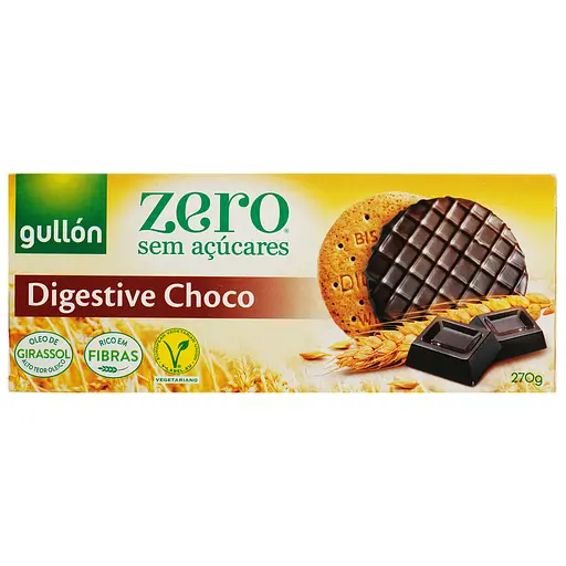 Уценка. Печенье Gullon Zero Digestive Choco без сахара 270 г