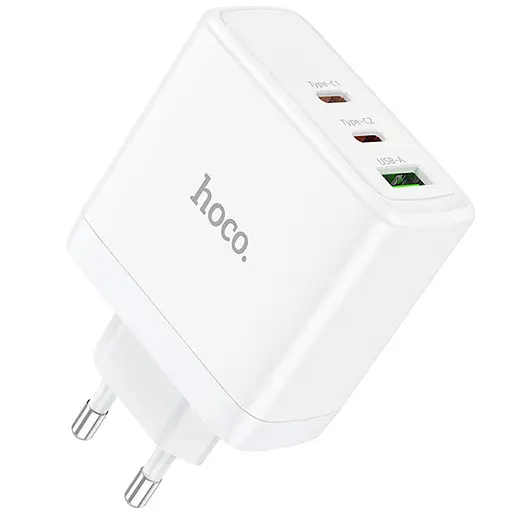 МЗП Hoco N30 Glory PD65W (2Type-C/1USB) White - фото 4