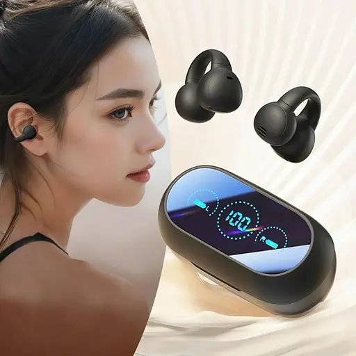 Беспроводные костные наушники TWS M59 с направленным звуком Bluetooth 5.3 наушники с костной проводимостью - фото 5