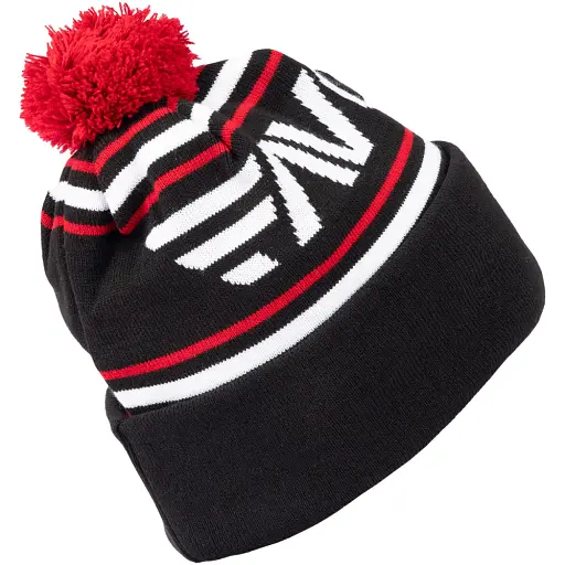 Шапка Favorite Pompon Hat 56 Black White Logo - фото 3