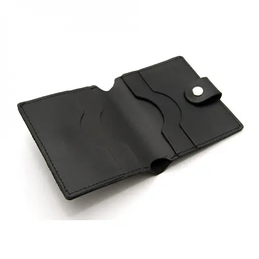 Мужской кожаный кошелек Gofin 10х9 см acs0012077 - фото 2