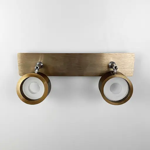 Світлодіодне коричневе бра Line F із двома регулюючими точками світла 32х17 см Арт. 8243/2 Coffee - фото 4