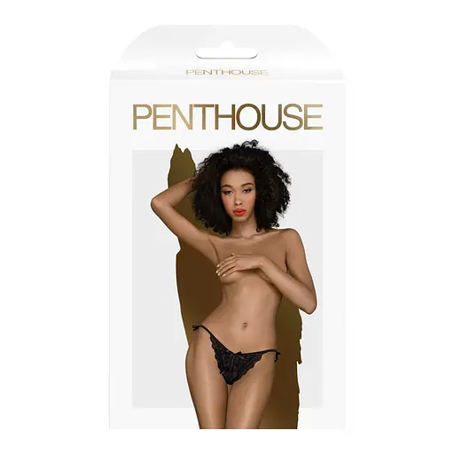 Трусики Penthouse Lingerie Too Hot To Be Real L/XL чорний - фото 3