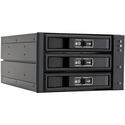 Бекплейн Chieftec CBP-2131SAS 2x5.25" -> 3x3.5" HDDs Hot-Swap Aluminium