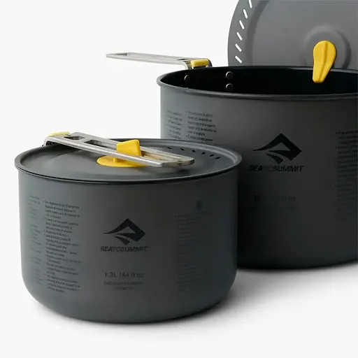 Набор кастрюль Sea To Summit Frontier UL Two Pot Set 2P 1.3L + 3L (1033-STS ACK027031-122101) - фото 3
