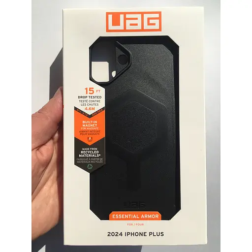 Оригінальний протиударний чохол UAG Essential Armor MagSafe для iPhone 16 Plus Black 114447114040 - фото 10
