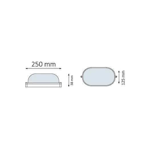 Світильник світлодіодний вологозахищений Horoz Electric Faraday-24 24W IP65 6400К білий - фото 2