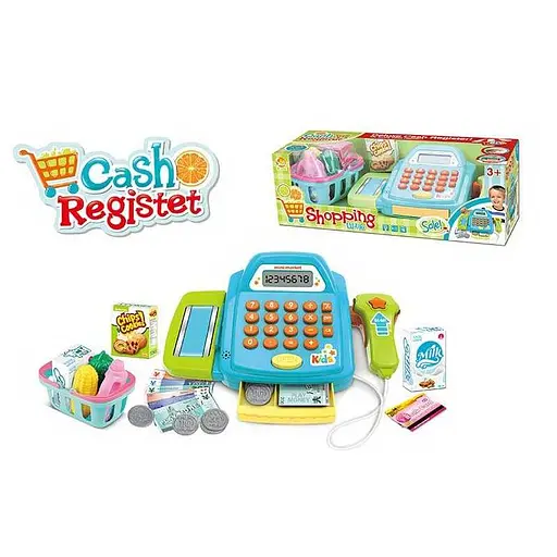 Касовий апарат ігровий, калькулятор, сканер, гроші, продукти, SK70C