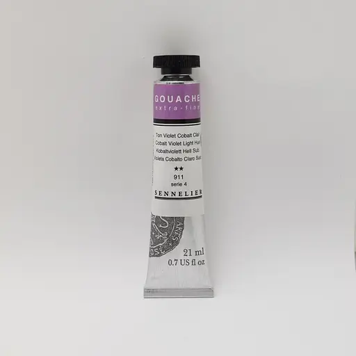 Гуашевая краска Sennelier профессиональная, 21 мл, S4, Кобальт фиолетовый светлый оттенок