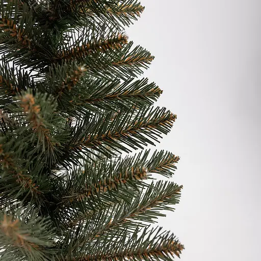 Штучна новорічна декоративна міні ялинка «Полонинська» зелена 60 см Lugi SOK-M-03-3 - фото 3