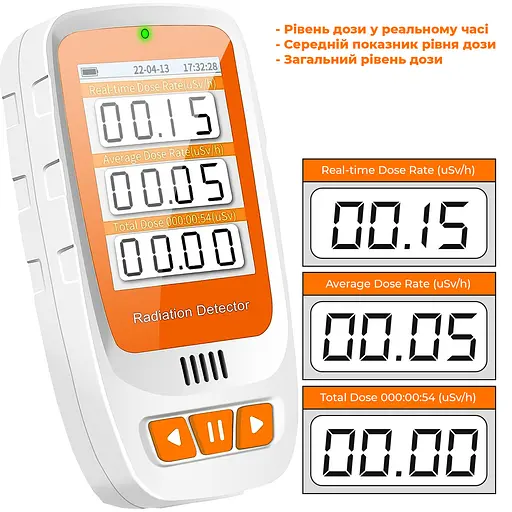 Дозиметр портативный HFS-20 счетчик Гейгера радиометр радиации подзяряжаемый - фото 7