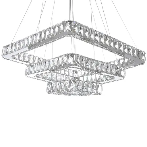 Люстра підвісна Brille з пультом LED 96W WW+NW+CW RM CH (BR-985S/3) - фото 2