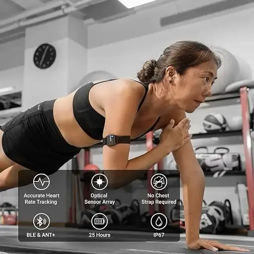 Наручный пульсометр Coospo Armband Heart Rate Monitor HW706 браслет для мониторинга сердечного ритма - фото 4