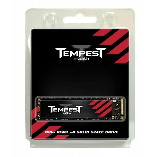 Накопитель SSD Mushkin m.2 NVMe 1TB Tempest 3D TLC 3300/2900 MB/s (MKNSSDTS1TB-D8) Б/у - фото 3