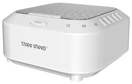 Генератор білого шуму нічник Three Sheep S3-2022 з 28 заспокійливими і маскуючими звуками та альфа-ритмами Портативна колонка для сну з акумулятором (1185-02)