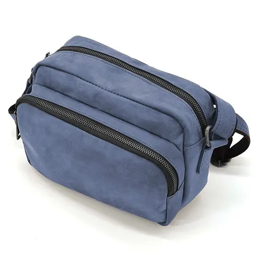 Невелика чоловіча сумка через плече на 2 відділення TARWA 23х16х11 см sum0028180 - фото 5