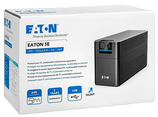 Джерело безперебійного живлення Eaton 700 ВА / 360 Вт / 7 А*ч (5E700UI) - фото 4