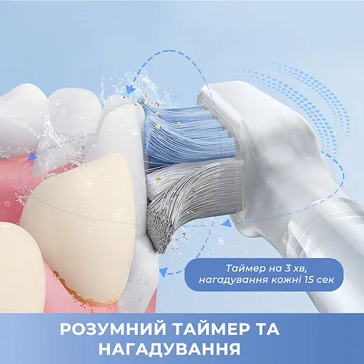 Електрична зубна щітка Mova Fresh Pro Black (ATB15A-BK) - фото 8