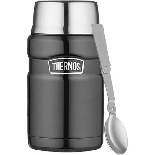 Термос для їжі Thermos з ложкою 710 Сірий (1099-173054) - фото 1