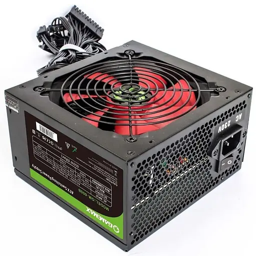 Блок живлення GameMax 600W Black fan 120mm GM-600B (GM-600B) Б/в - фото 1
