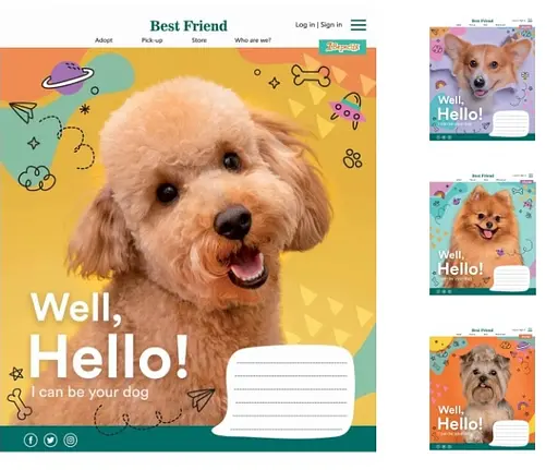 Зошити учнівські 36 аркушів лінія. 1В Well, Hello! 15 шт. в упаковці